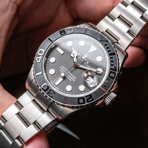 rolex yacht-master 42 in rlx titanium|Rolex yachtmaster 42 review.